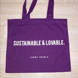Jimmy fairly purple sustainable and loveable purple tote
